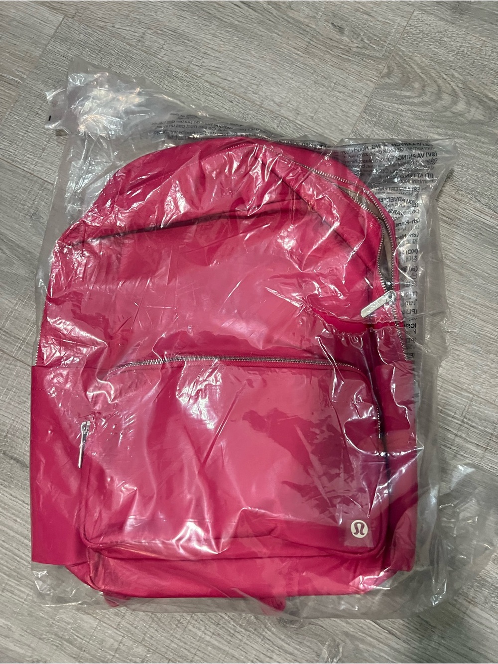 NWT lululemon Everywhere Backpack Raspberry Pink